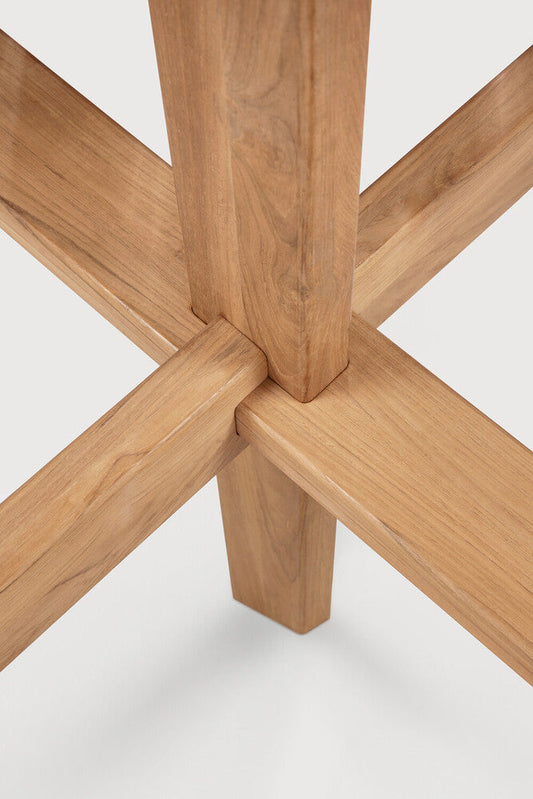 Teak Circle Outdoor Dining Table