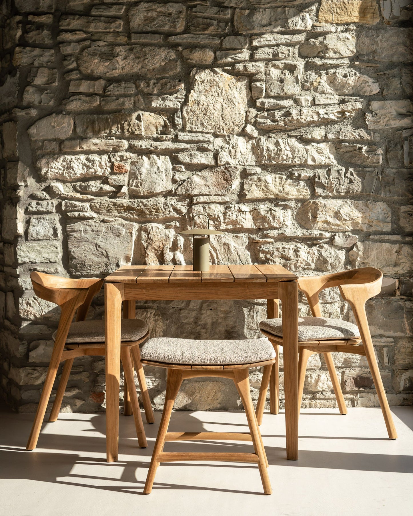 Natural Cushion Osso Outdoor Stool