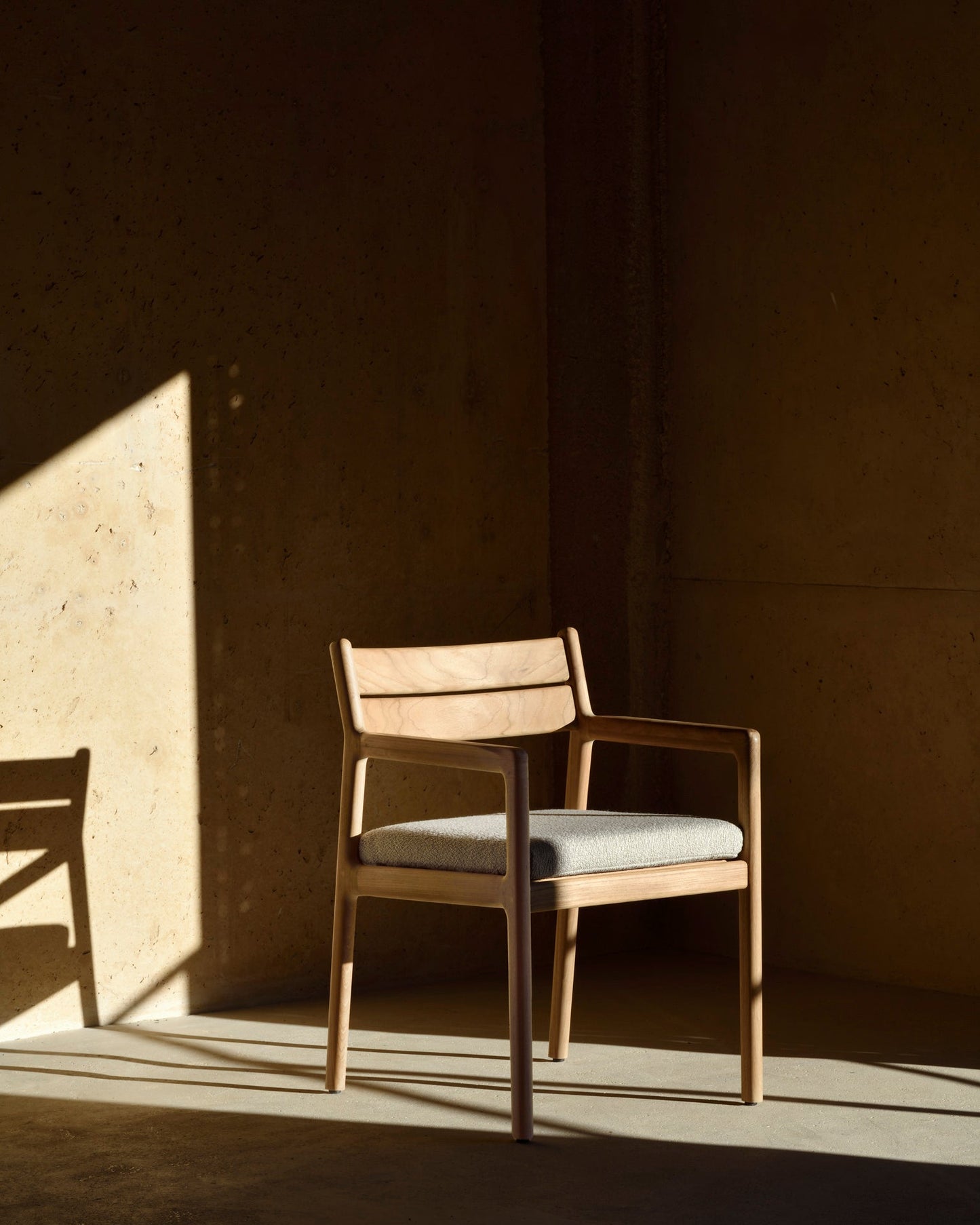 Natural Cushion Jack Outdoor Dining Chair