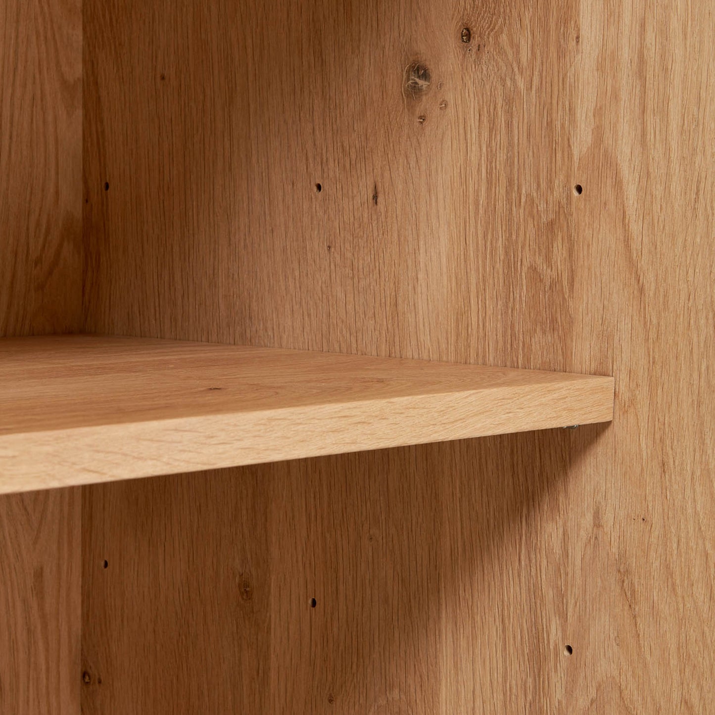 Oak Wave Storage Cabinet