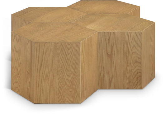 Eternal Oak Wood 4pc. Modular Coffee Table - Natural