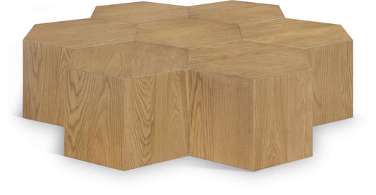 Eternal Oak Wood 7pc. Modular Coffee Table - Natural
