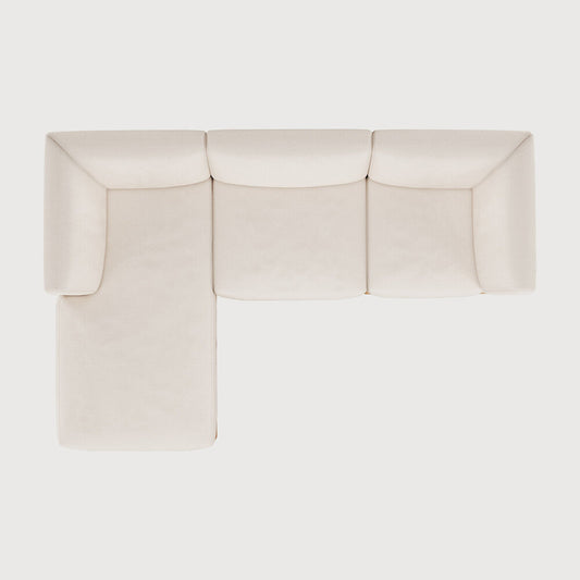 3 Seater Left Monocle Outdoor Modular Sofa Set