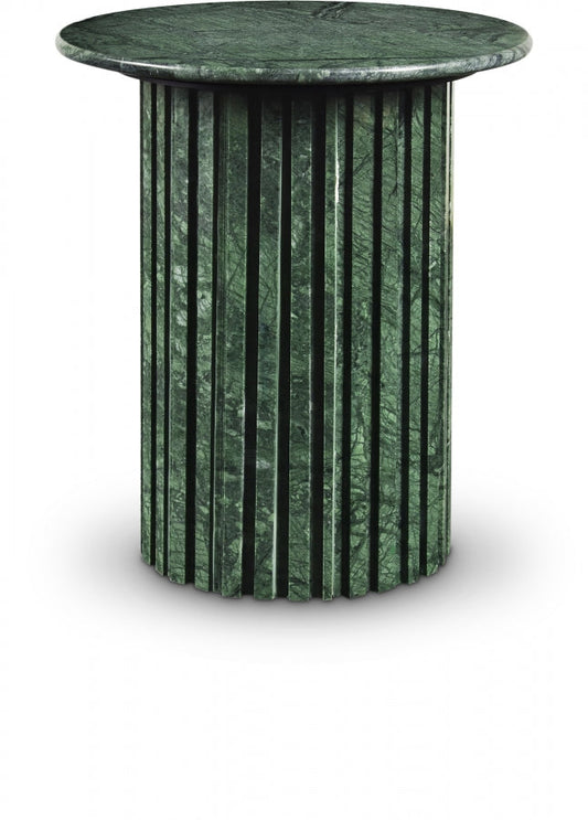 Genoa Marble End Table - Green