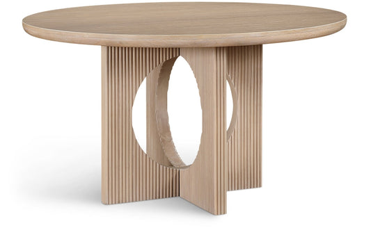 Rivas 54" Wood And Veneer Dining Table - Natural