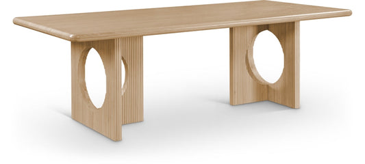 Rivas 94" Wood And Veneer Dining Table - Natural