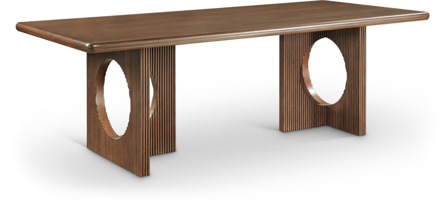 Rivas 94" Wood And Veneer Dining Table - Brown