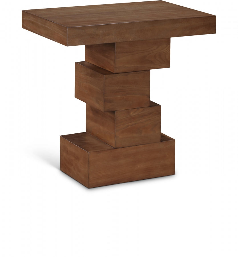 Westmount Ash Veneer End / Side Table - Brown