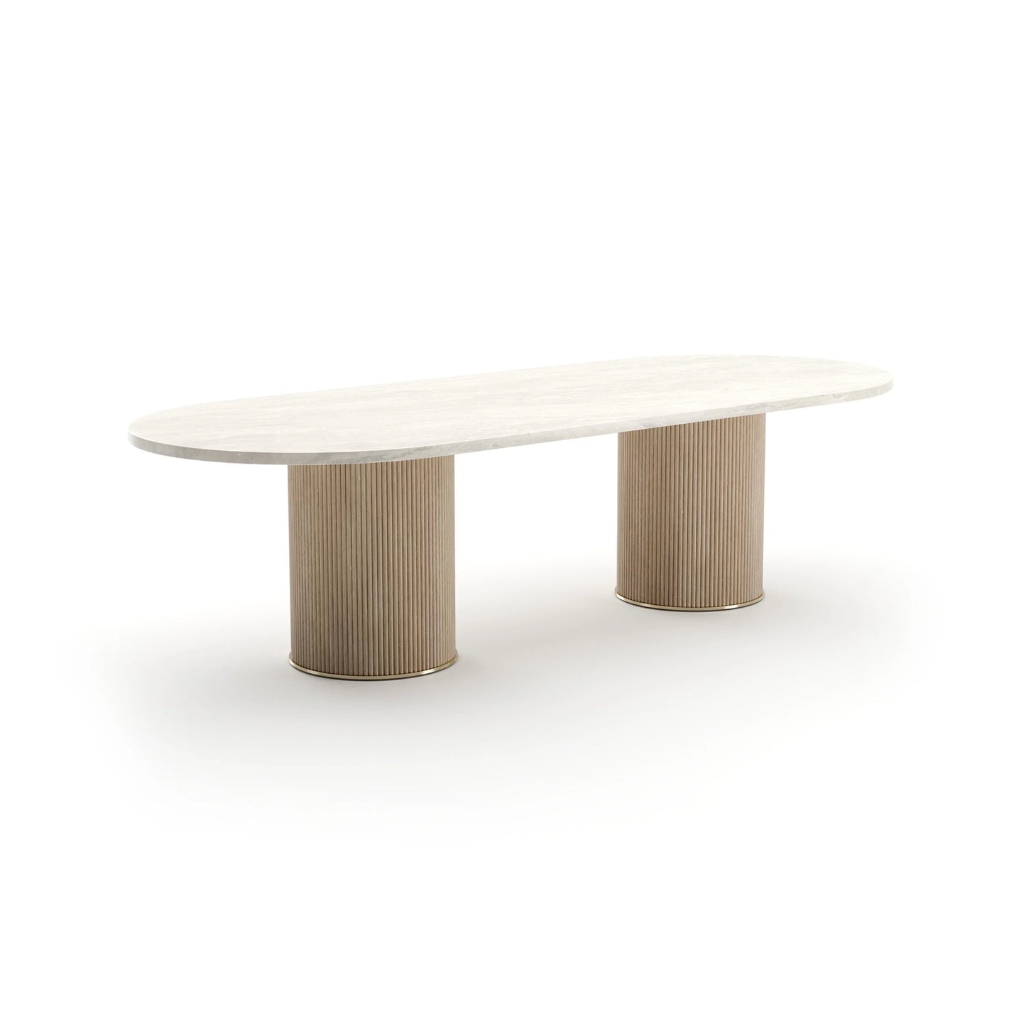 Rhythm Oval Stone Dng Tbl Top