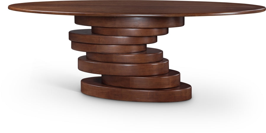 Moriah 90" Dining Table - Brown