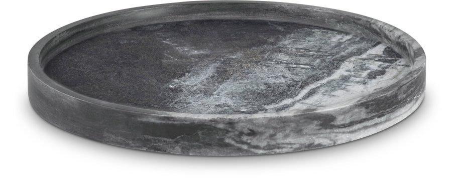 Barletta Genuine Marble Round Tray - Panda
