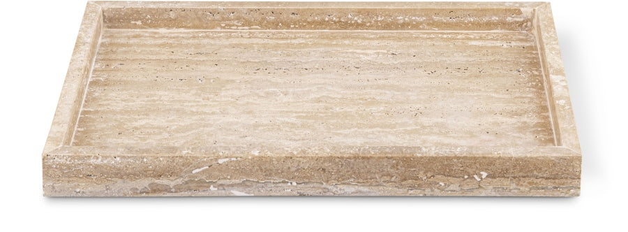 Barletta Travertine Rectangular Tray - Natural