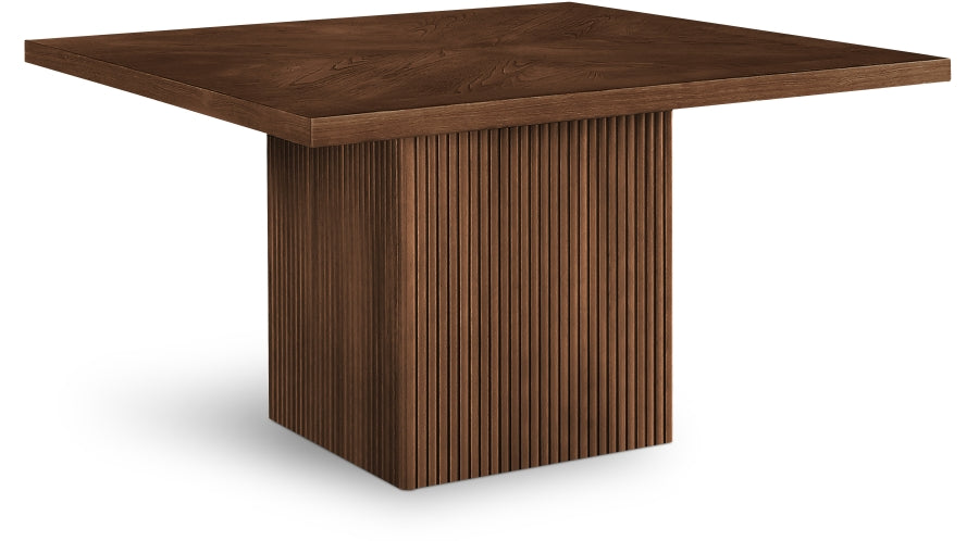 Belinda 54" Solid Wood And Oak Veneer Dining Table - Brown