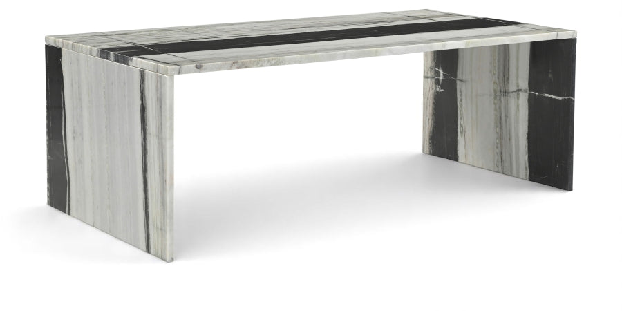 Vernazza Genuine Marble Coffee Table - Panda