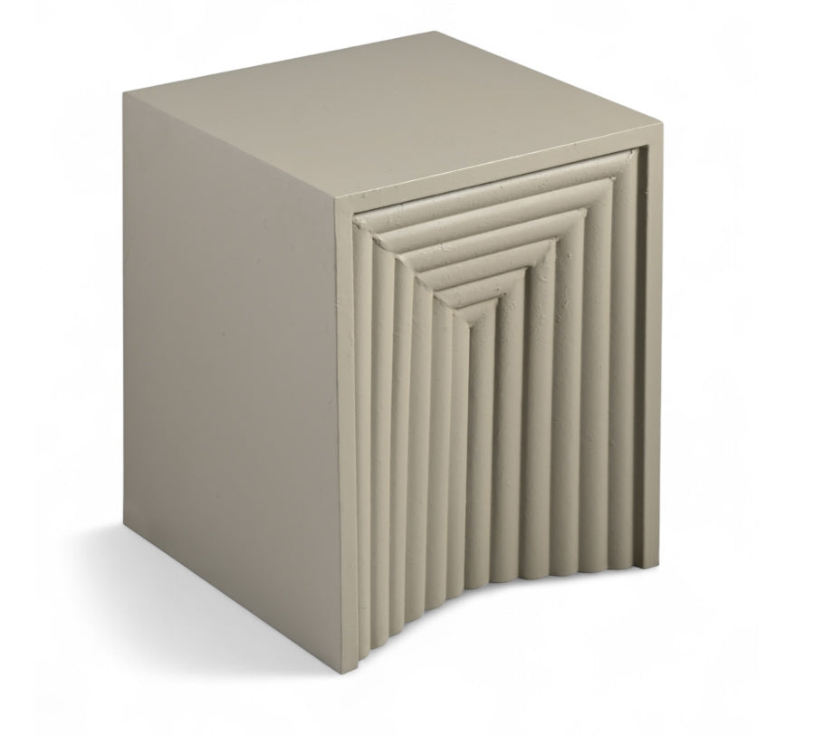 Centennial Iron End Table - Taupe