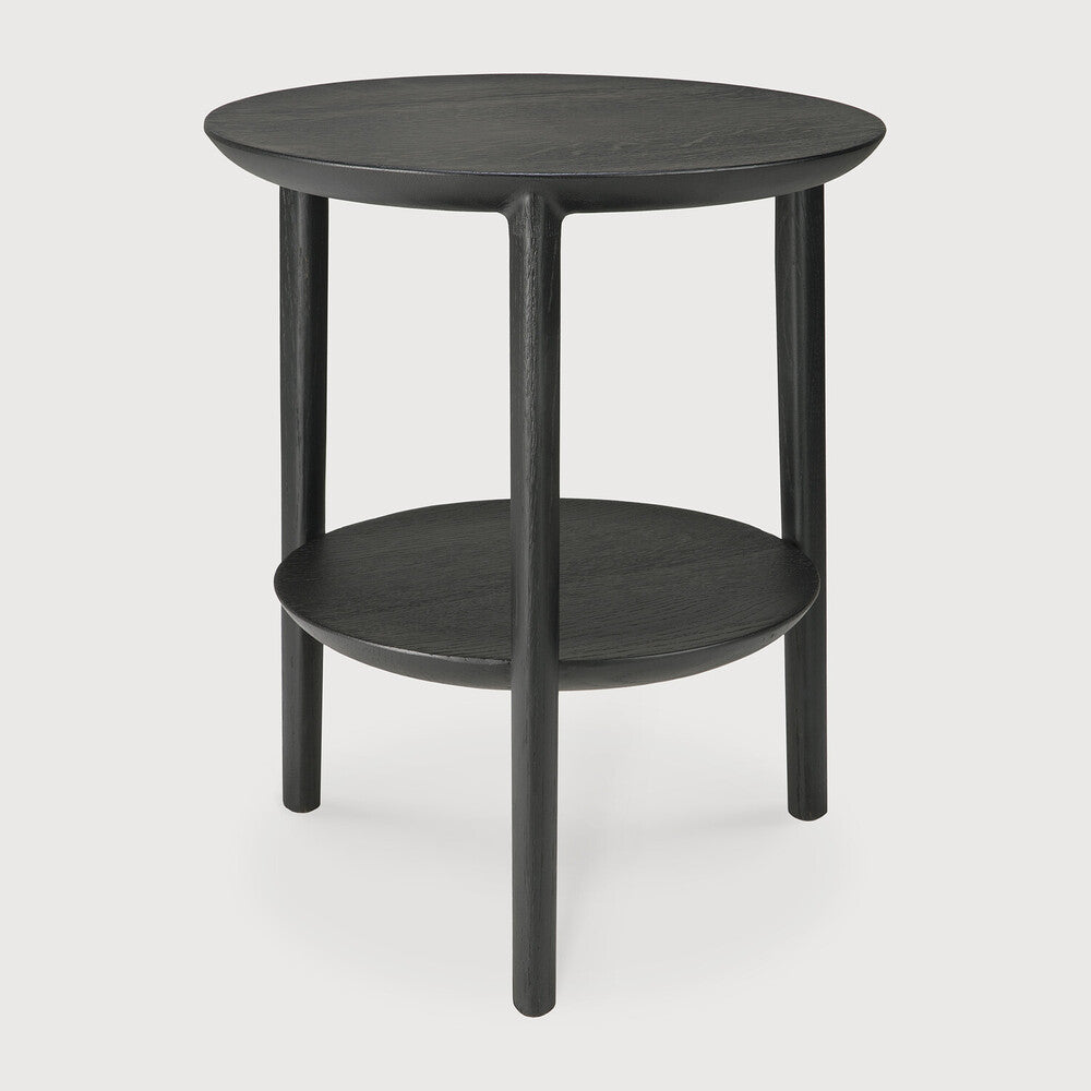 Oak Black Bok Side Table