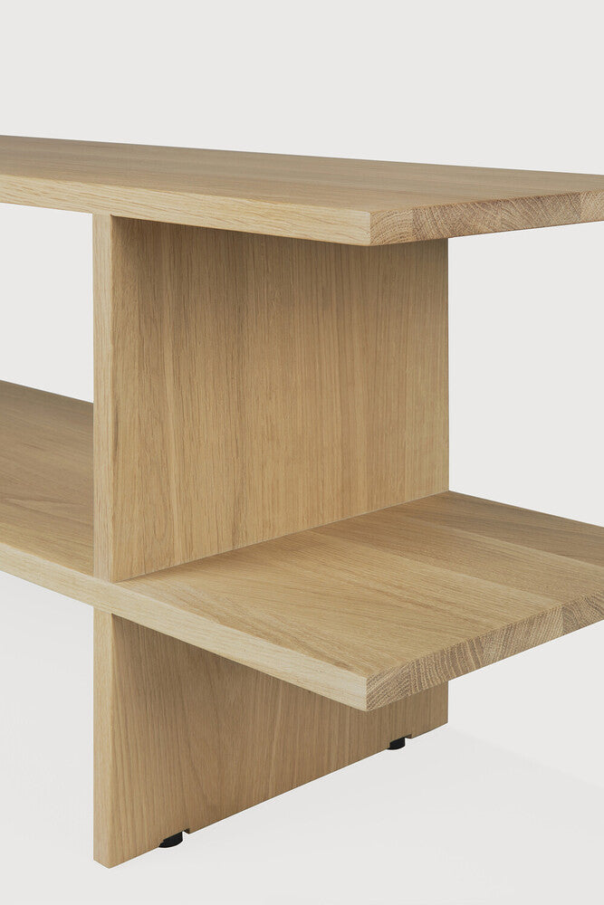 Oak Kabuki Side Table