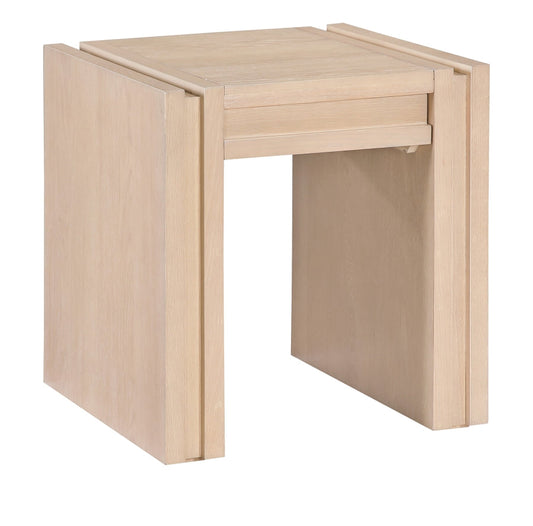 Stanton Oak Veneer And Solid Wood End / Side Table - Natural