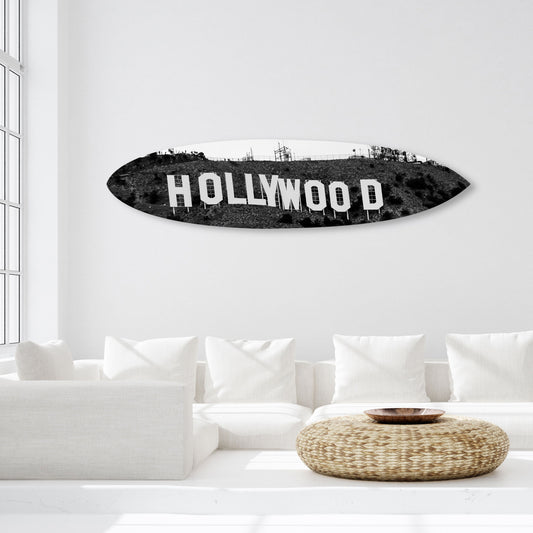Hollywood Sign Surfboard