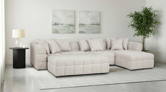 AMARA 4-PIECE UPHOLSTERED SECTIONAL SOFA