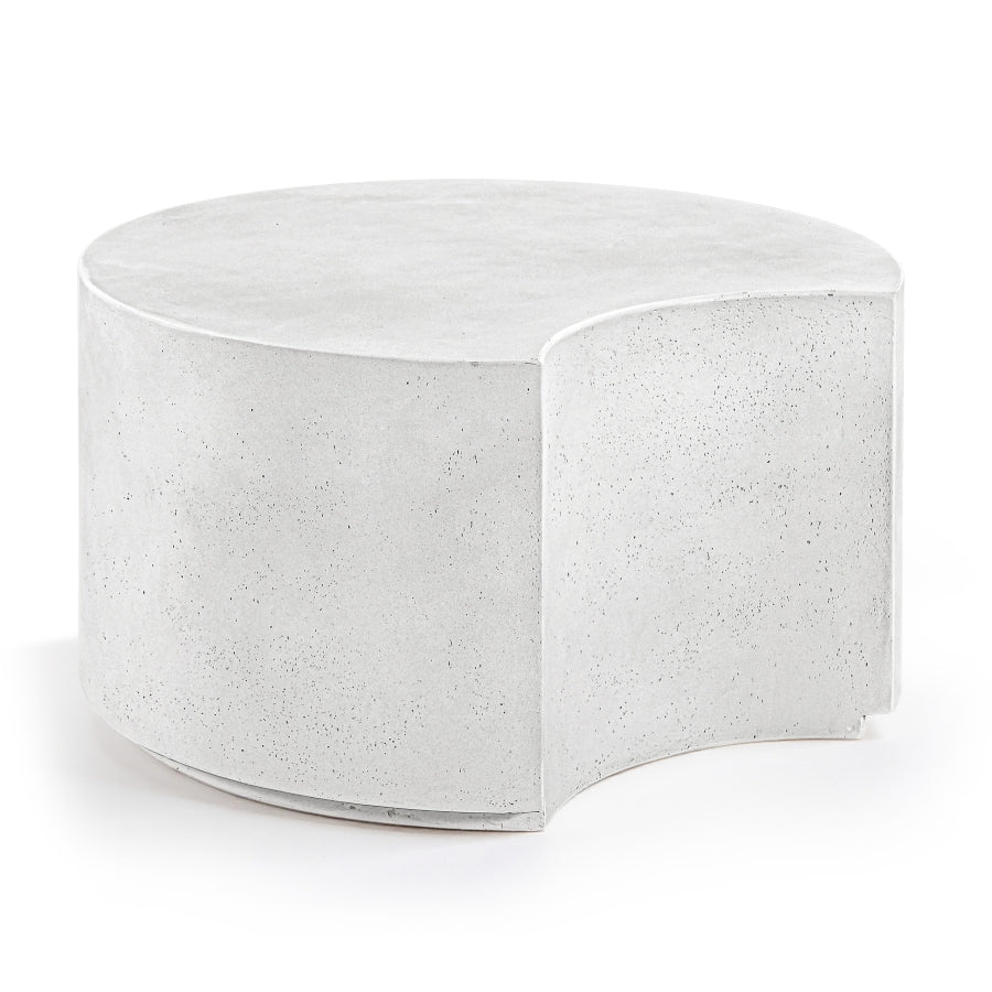Imperia Concrete Indoor/Outdoor Coffee Table - White