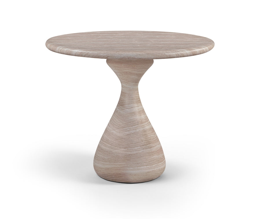 Sano 36" Concrete Indoor / Outdoor Dining Table - Travertine