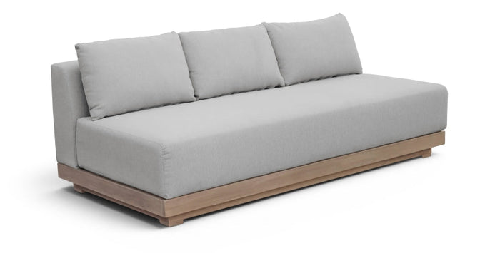 Solace 77" Olefin Performance Fabric Outdoor Patio Sofa - Grey