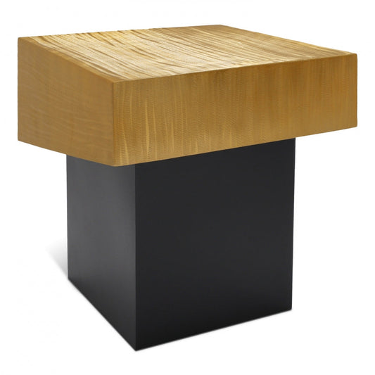 Palladium Iron End Table - Gold