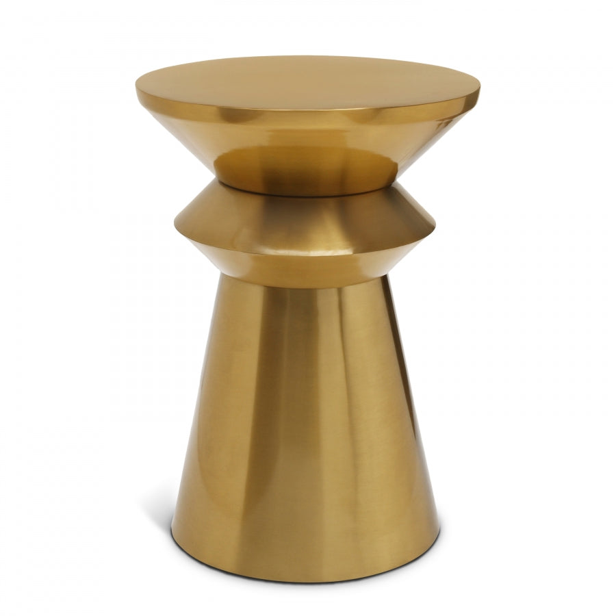 Jai Iron End Table - Gold