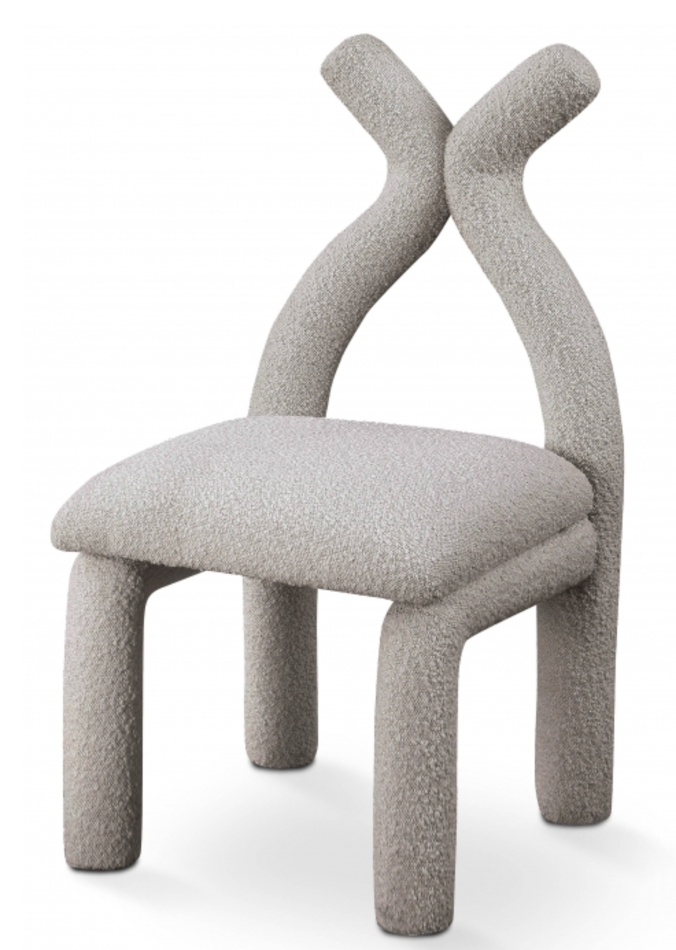 Xena Boucle Fabric Upholstered Accent Chair / Dining Chair