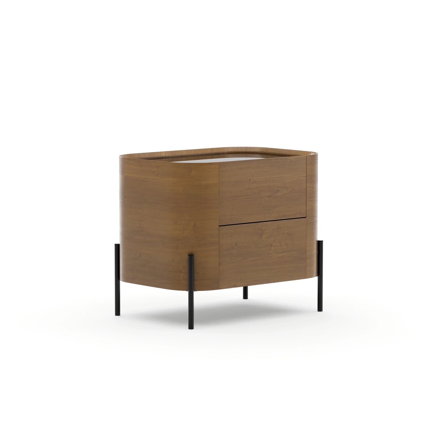 Atom 26" Nightstand - Chocolate Nougat