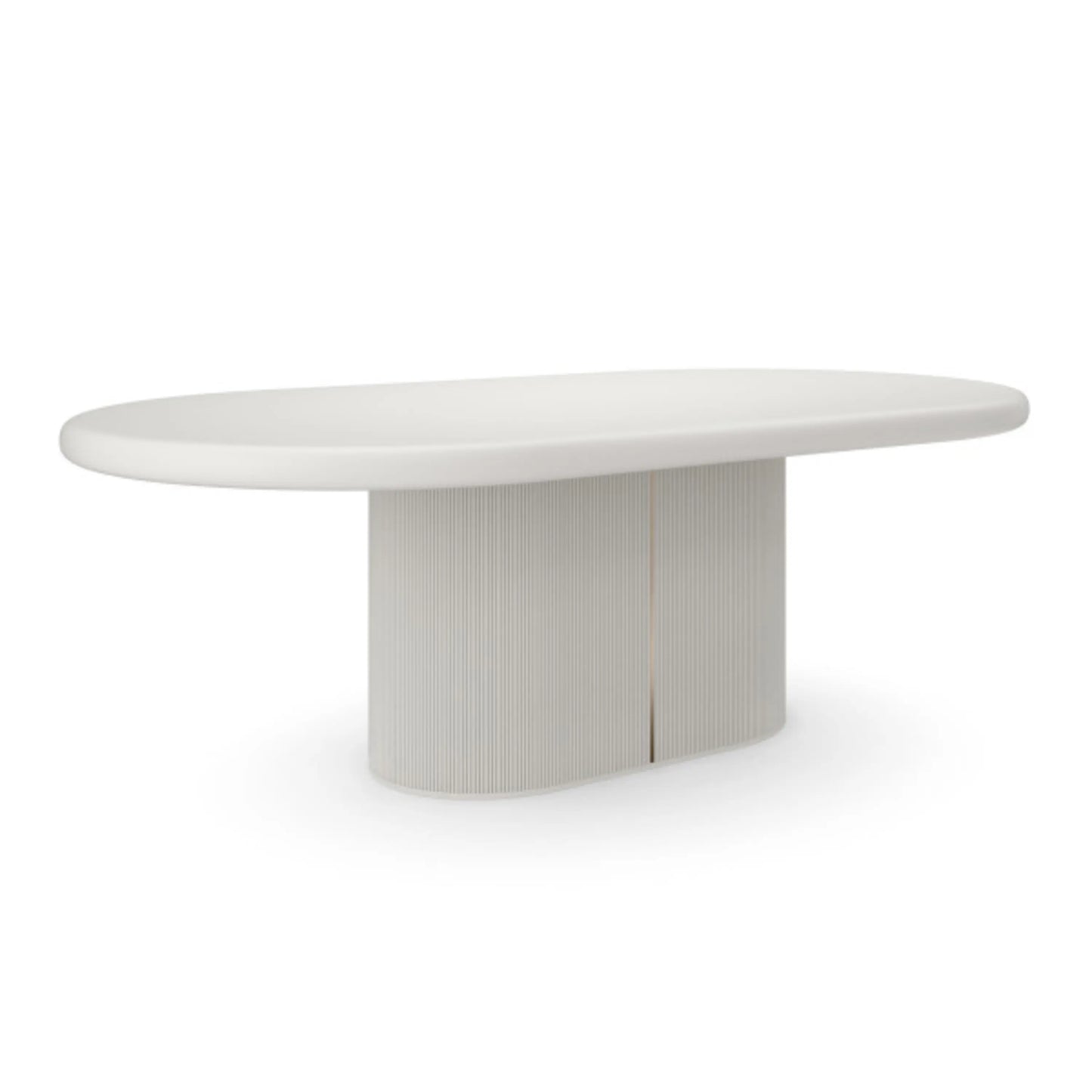 Love Dining Table - Matte Pearl Base