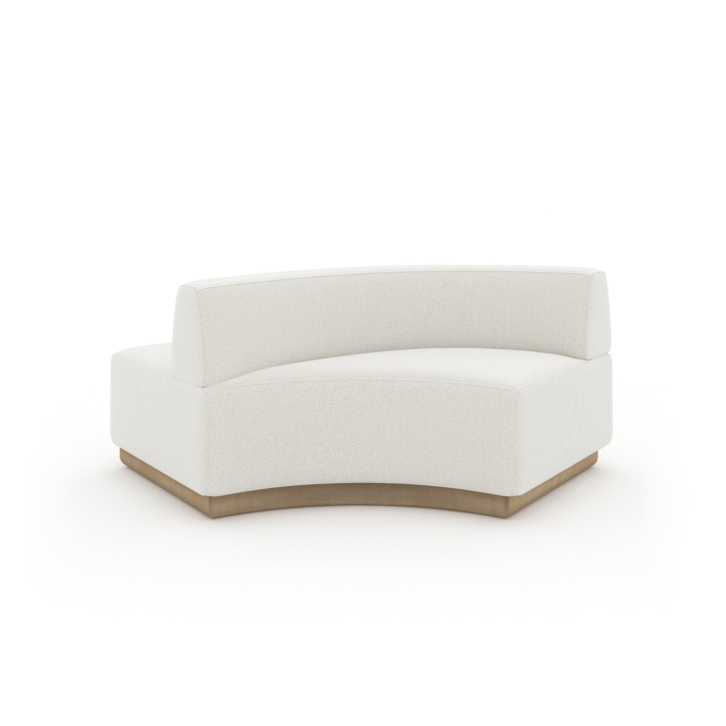 Crescent Armless Loveseat