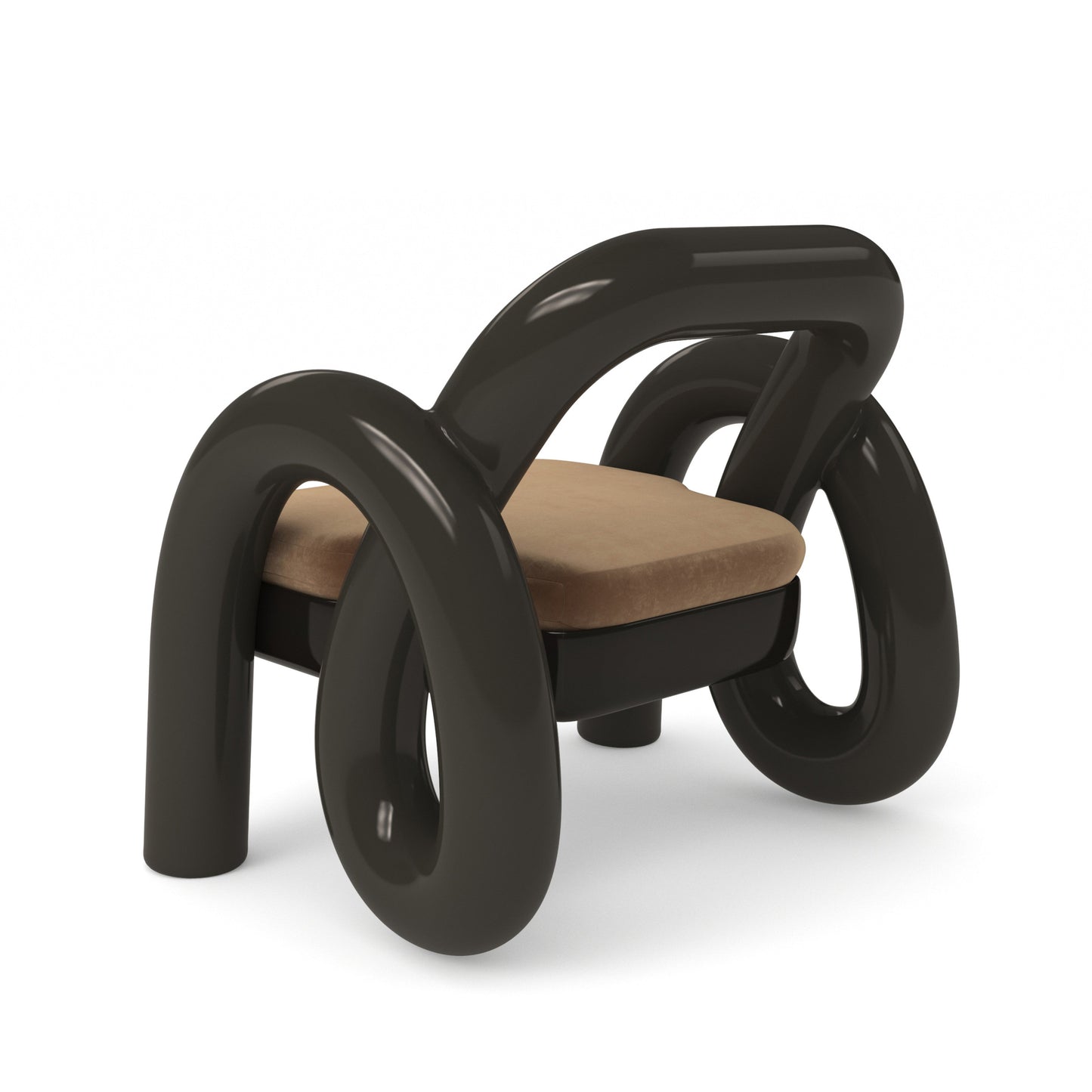 Gelee Accent Chair-Chocolate