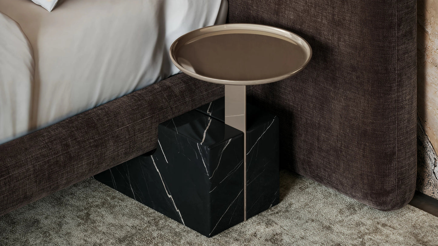Overlap Uph 2 Pnl Kg Bed Dk Taupe