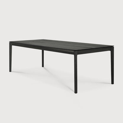 95" Oak Black Bok Dining Table