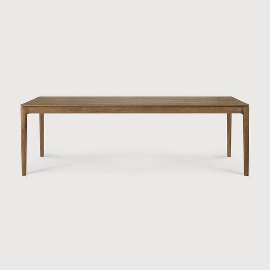 95" Natural Teak Bok Dining Table