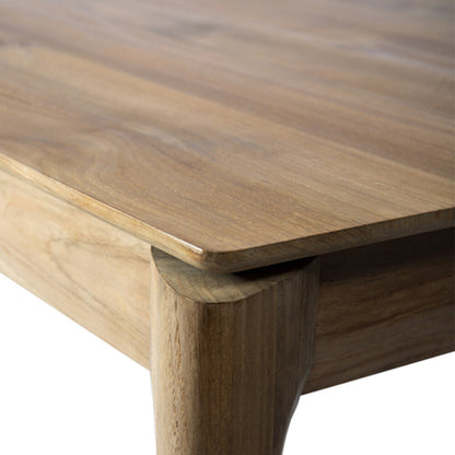 95" Natural Teak Bok Dining Table
