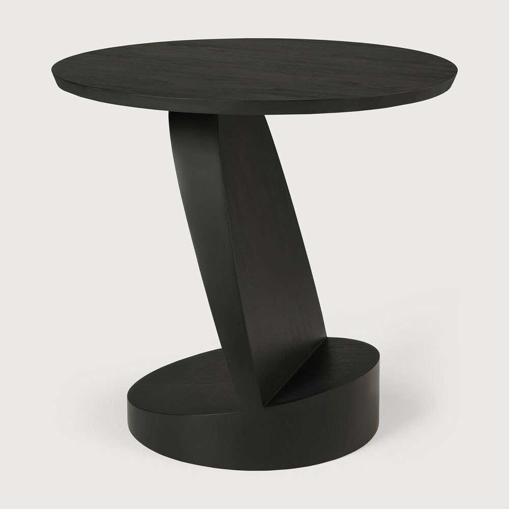 Black Oblic Side Table