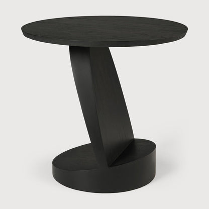 Black Oblic Side Table