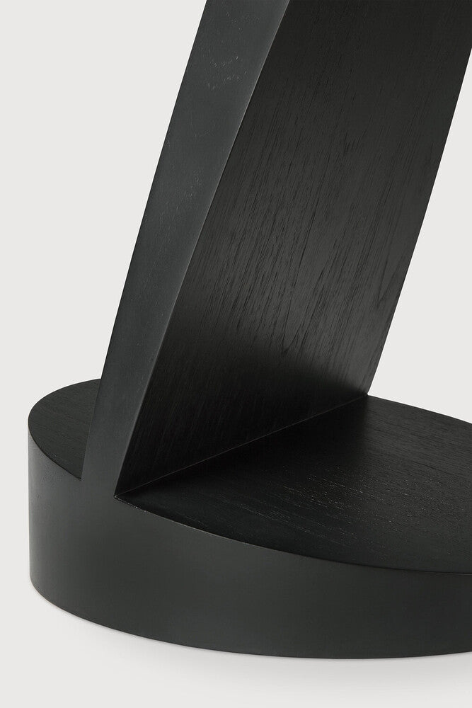 Black Oblic Side Table