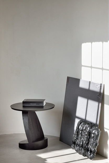 Black Oblic Side Table