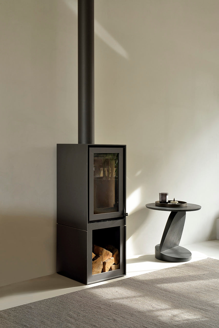 Black Oblic Side Table