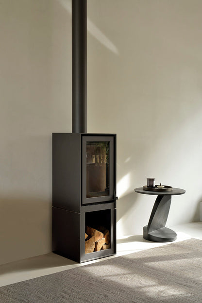 Black Oblic Side Table