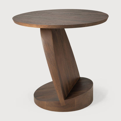 Brown Oblic Side Table