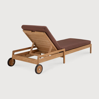 Burgundy Jack Outdoor Adjustable Lounger