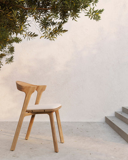 Off White Cushion Bok Outdoor Dining Chair