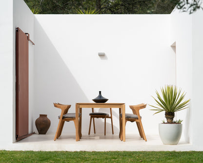 Mocha Cushion Bok Outdoor Dining Chair