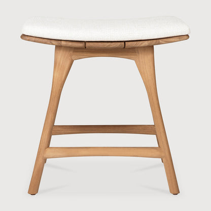 Off White Cushion Osso outdoor stool
