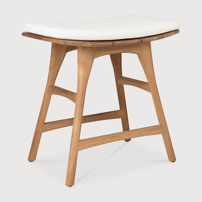 Off White Cushion Osso outdoor stool